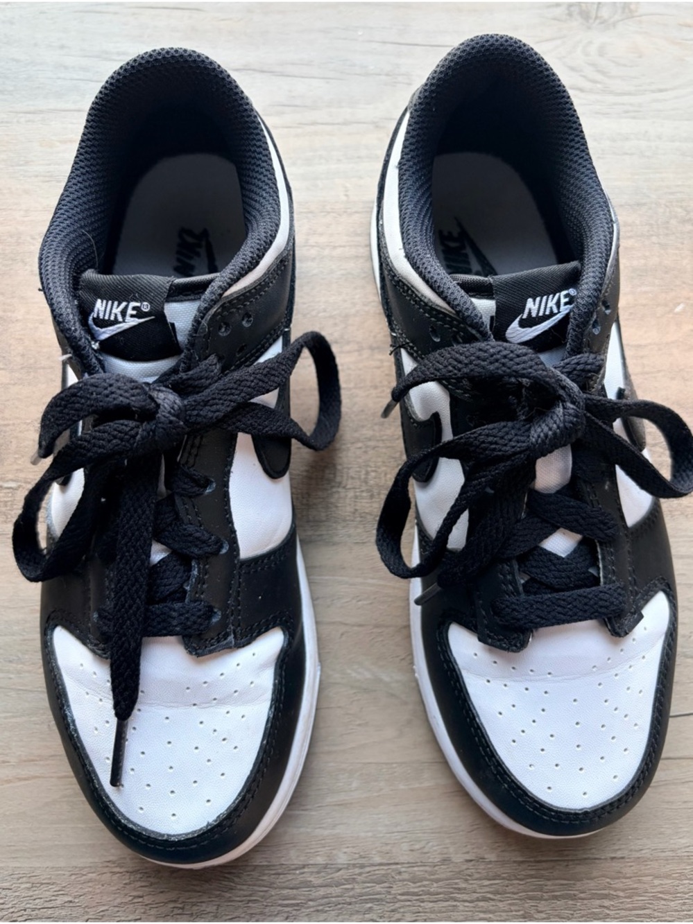 Nike Black and White Low-Top Sneakers